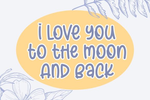 I Love You All Font Poster 4