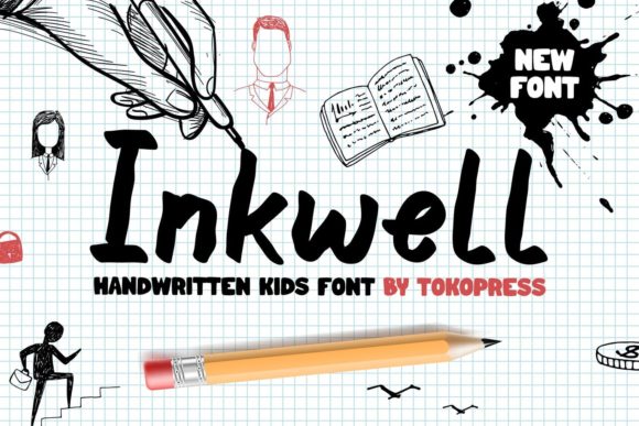 Inkwell Font Poster 1