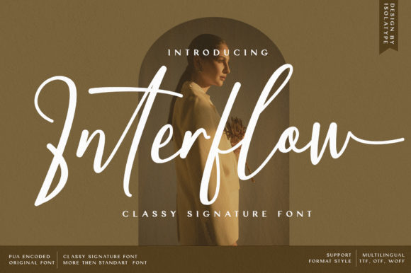 Interflow Font Poster 1