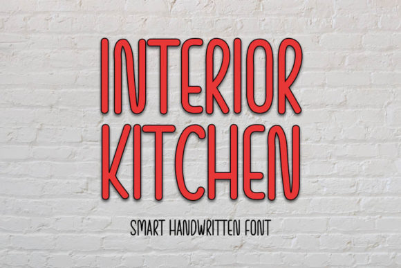 Interior Kitchen Font Poster 1