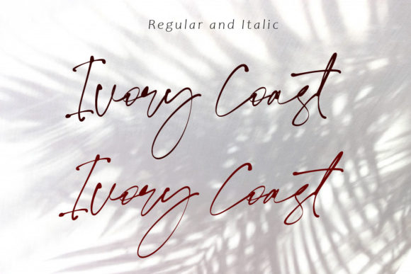 Ivory Coast Font Poster 6