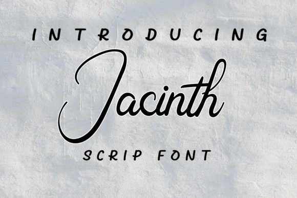 Jacinth Font Poster 1