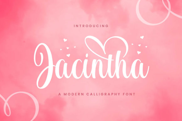 Jacintha Font Poster 1