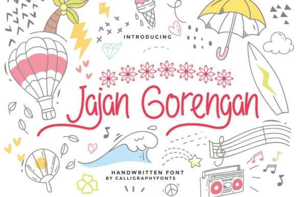 Jajan Gorengan Font Poster 1