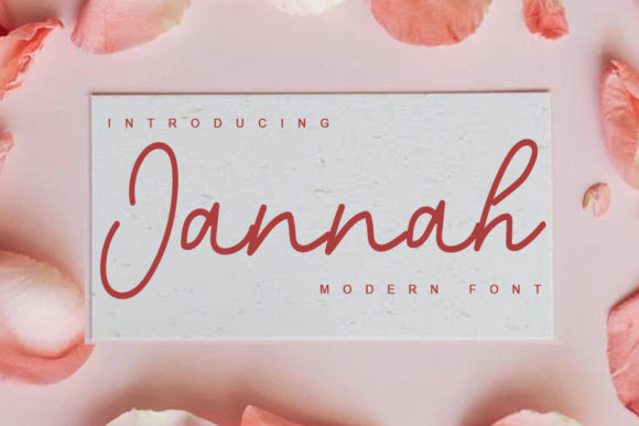 Jannah Font Poster 1