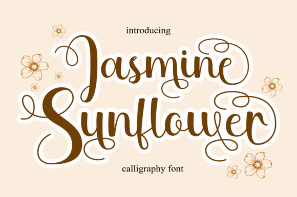 Jasmine Sunflower Font