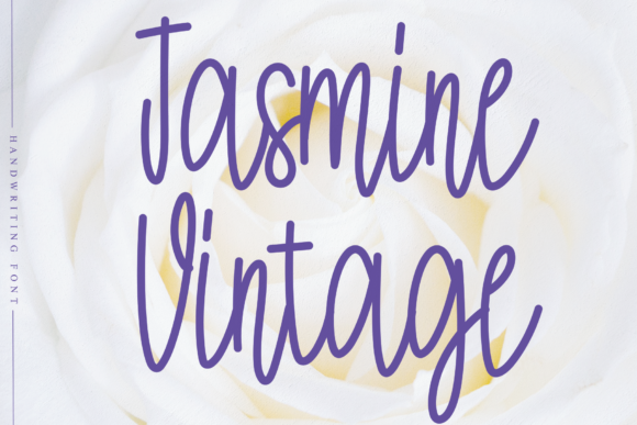 Jasmine Vintage Font Poster 1