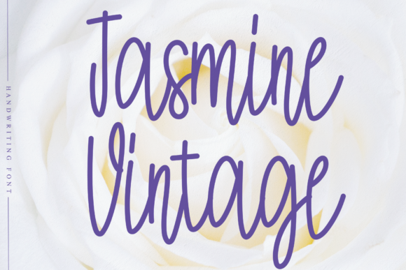 Jasmine Vintage Font Jasmine Vintage Font Poster 1