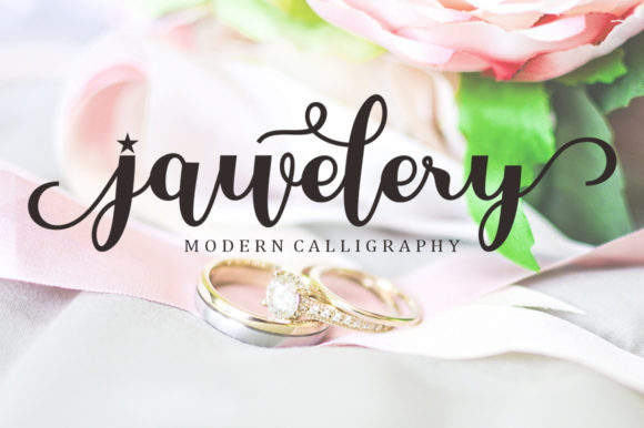 Jawelery Font Poster 1