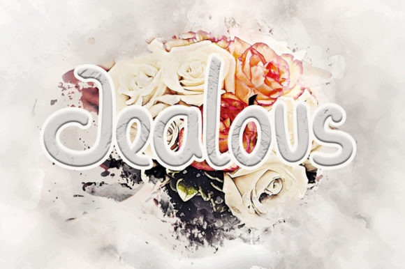 Jealous Font Poster 1