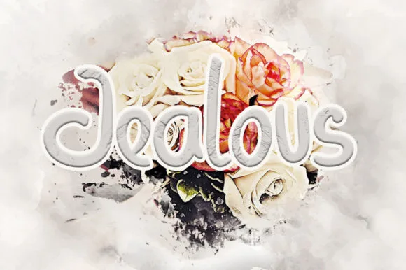 Jealous Font Jealous Font Poster 1