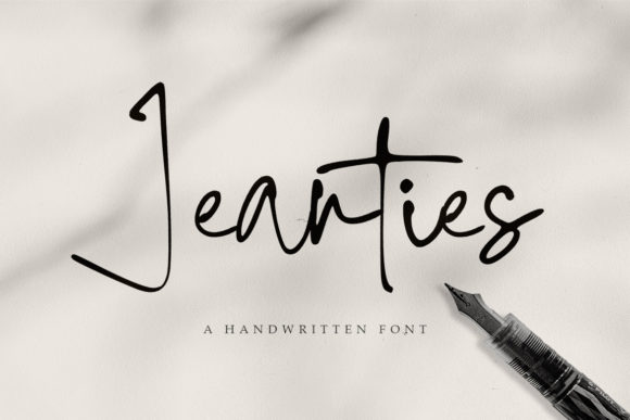 Jeanties Font Poster 1