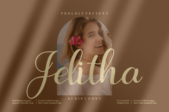 Jelitha Font Poster 1