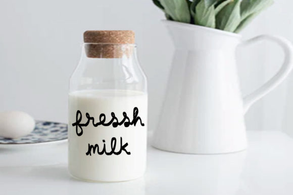 Jelly Milk Font Poster 3