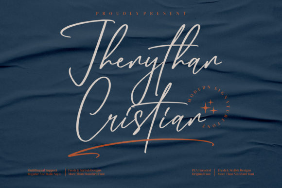 Jhenythan Cristian Font Poster 1