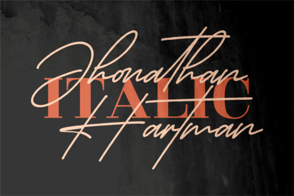 Jhonathan Hartman Font Poster 2