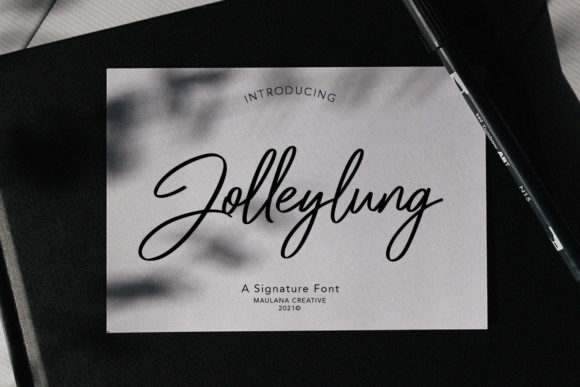 Jolleylung Font Poster 1