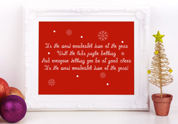 Jolly Season Font Poster 2