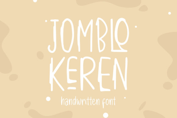 Jomblo Keren Font Poster 1