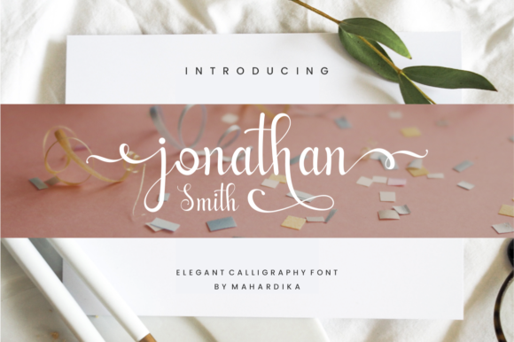 Jonathan Smith Font Poster 1