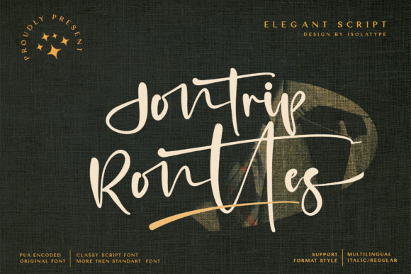 Jontrip Ronttes Font Poster 1