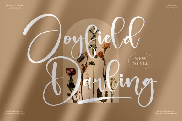 Joyfield Darling Font Poster 1