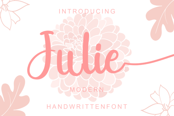 Julie Font Poster 1