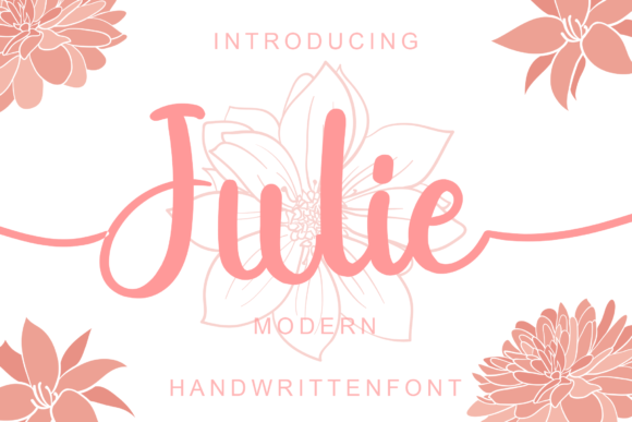 Julie Font Poster 4