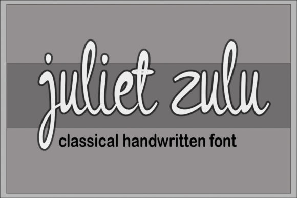 Juliet Zulu Font Poster 1