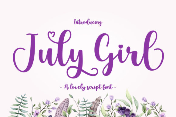 July Girl Font