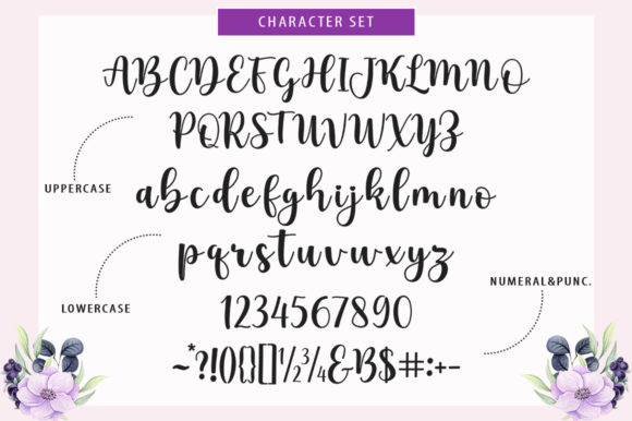 July Girl Font Poster 8