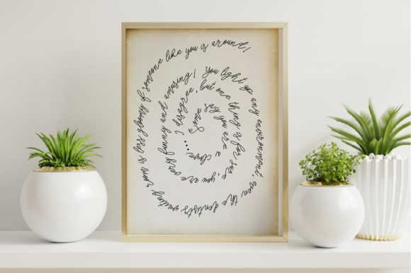 Just About Rite Font Poster 2