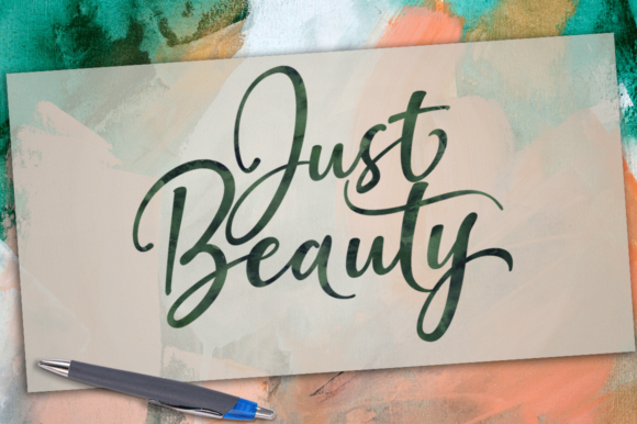 Just Beauty Font Poster 1