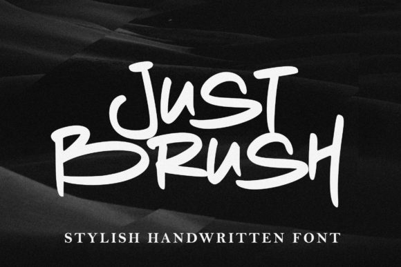 Just Brush Font Poster 1