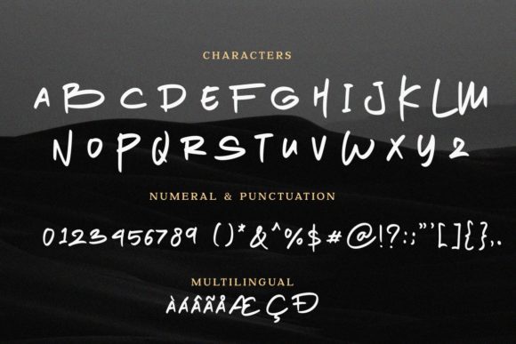 Just Brush Font Poster 5