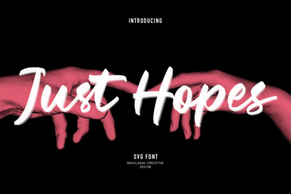 Just Hopes Font Poster 1