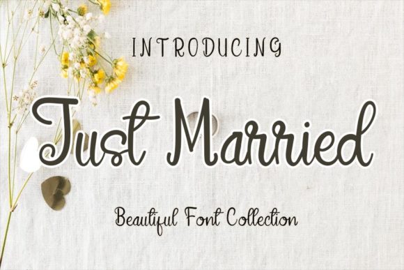 Just Married Font