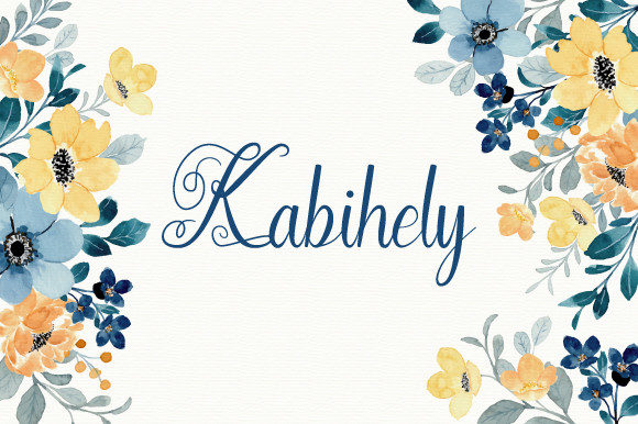 Kabihely Font Poster 1