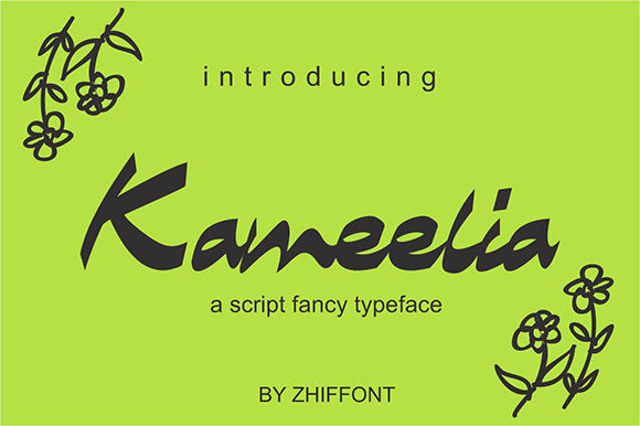 Kameelia Font