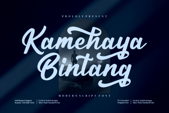 Kamehaya Bintang Font Poster 1