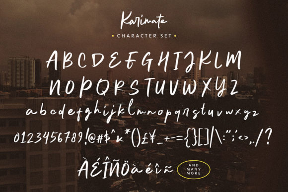 Karimate Font Poster 7