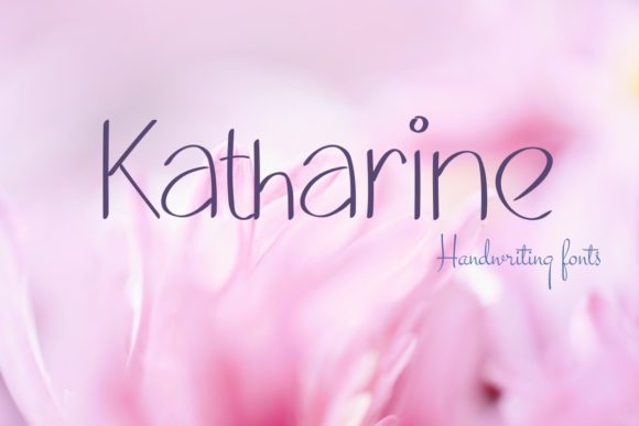 Katharine Font Poster 1