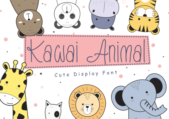 Kawai Animal Font