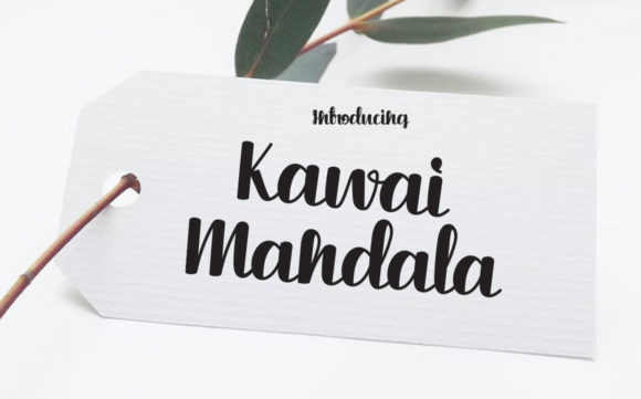 Kawai Mandala Font Poster 1