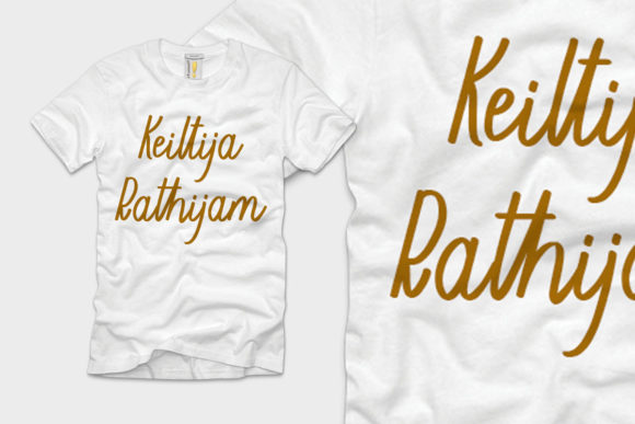 Keiltija Rathijam Font Poster 2