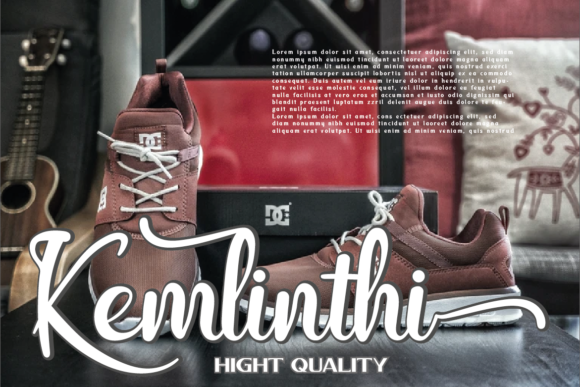 Kemabluk Font Poster 3