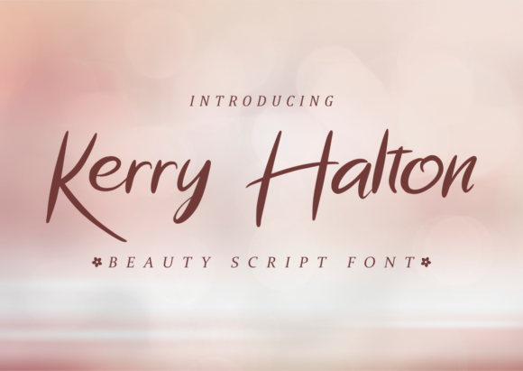 Kerry Halton Font Poster 1