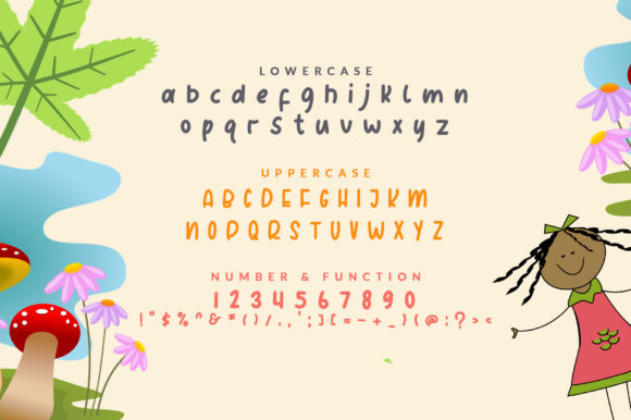 Kids Forester Font Poster 8