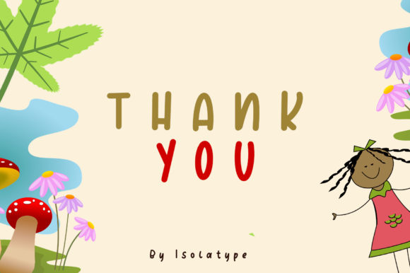 Kids Forester Font Poster 10