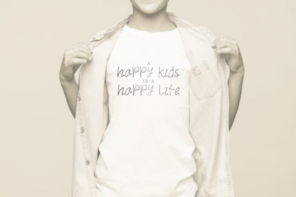 Kids Letter Font Poster 2